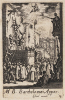 TvB G 4825
<br/>
Martyrium Bartholomeus ("Kleine Apostelserie")
<br/>
<em>Callot, Jacques (1592 - 1635)</em>